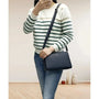 Flora & co Sac bandoulière femme multipoches bleu marine