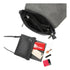 Gallantry Sacoche bandoulière femme multipoche noir