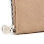 Flora & co Portefeuille monnaie femme souple taupe