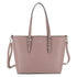 Sac cabas femme format a4 saffiano vieux rose Flora & co
