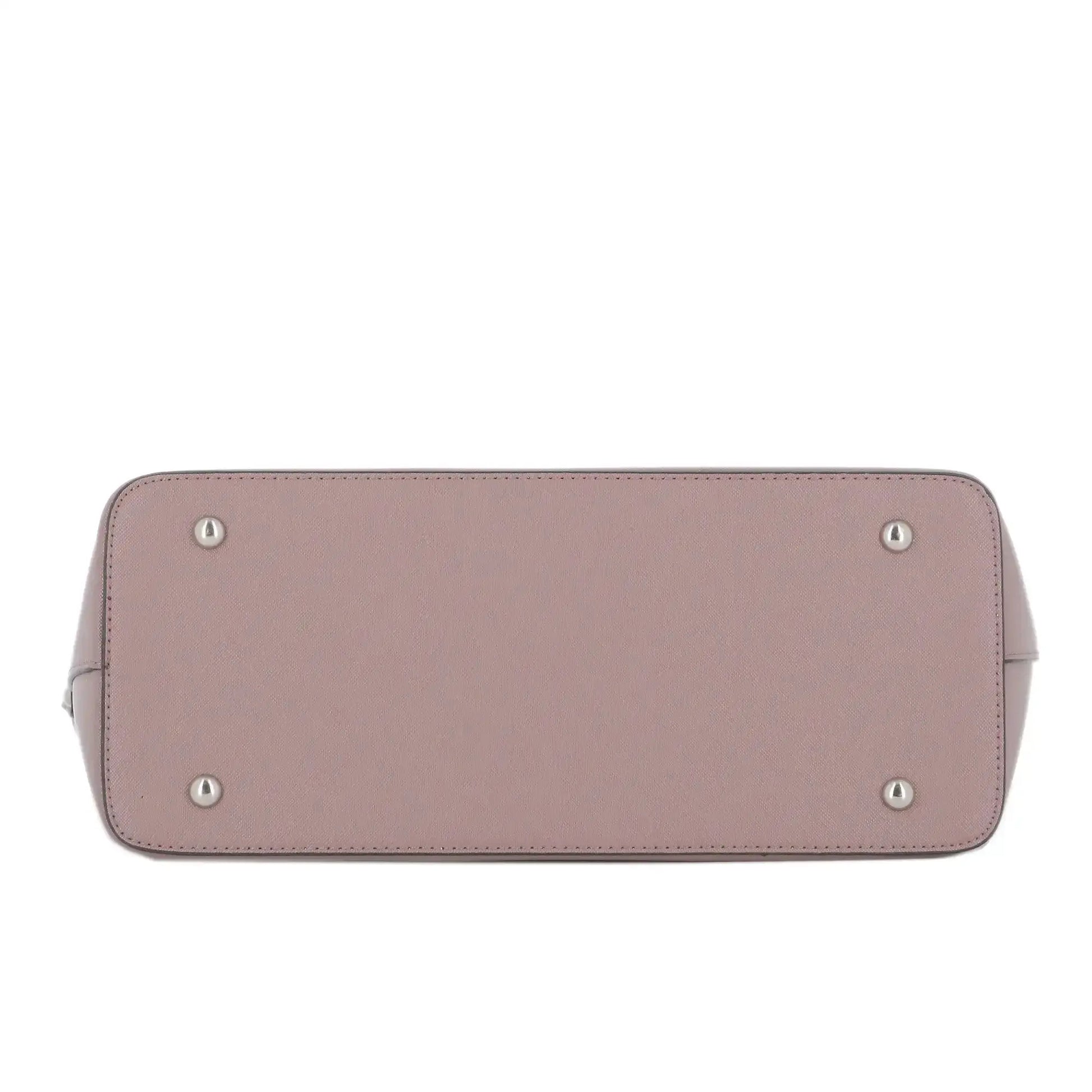 Sac cabas femme format a4 saffiano vieux rose Flora & co