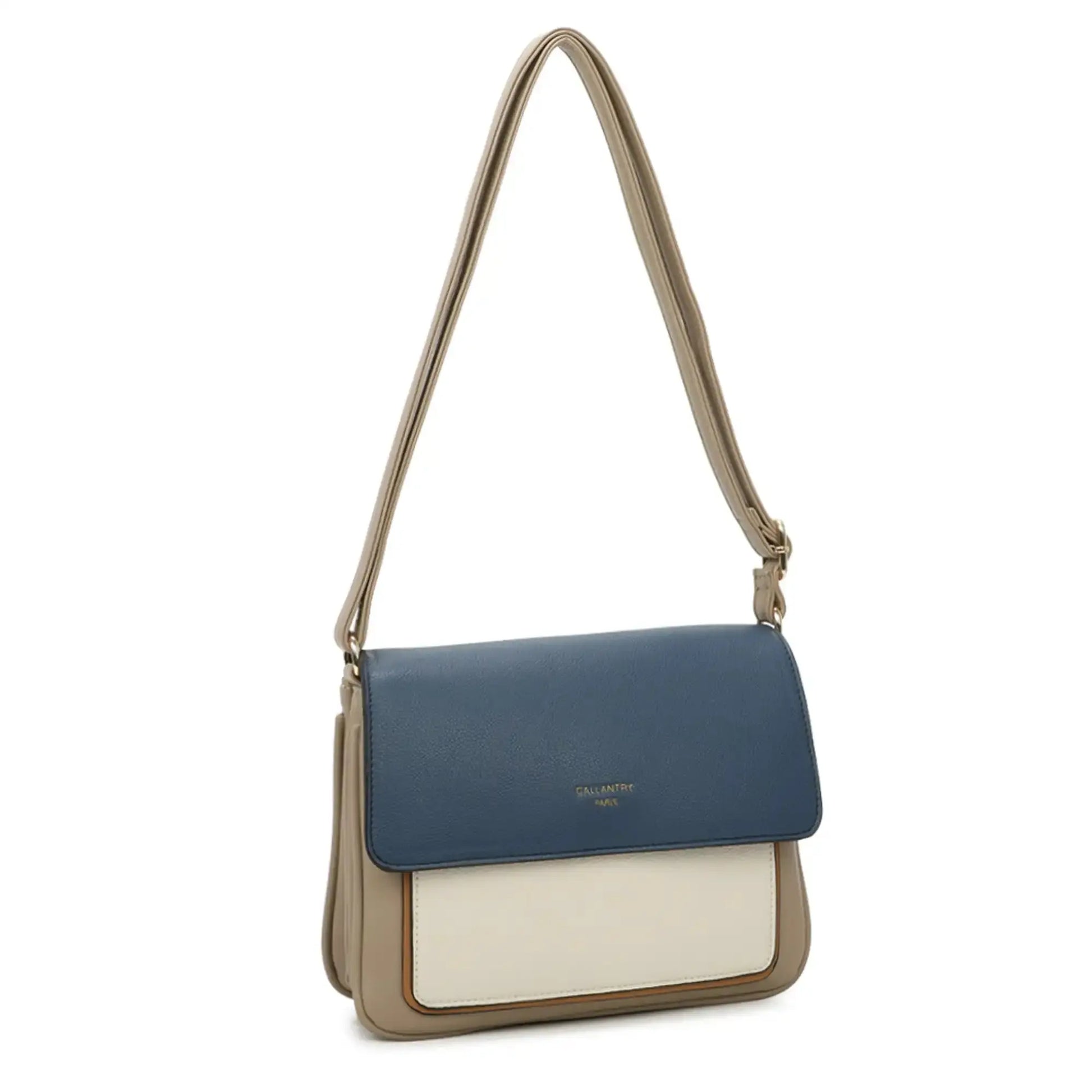 Gallantry Sac d'orgue bandoulière femme bleu