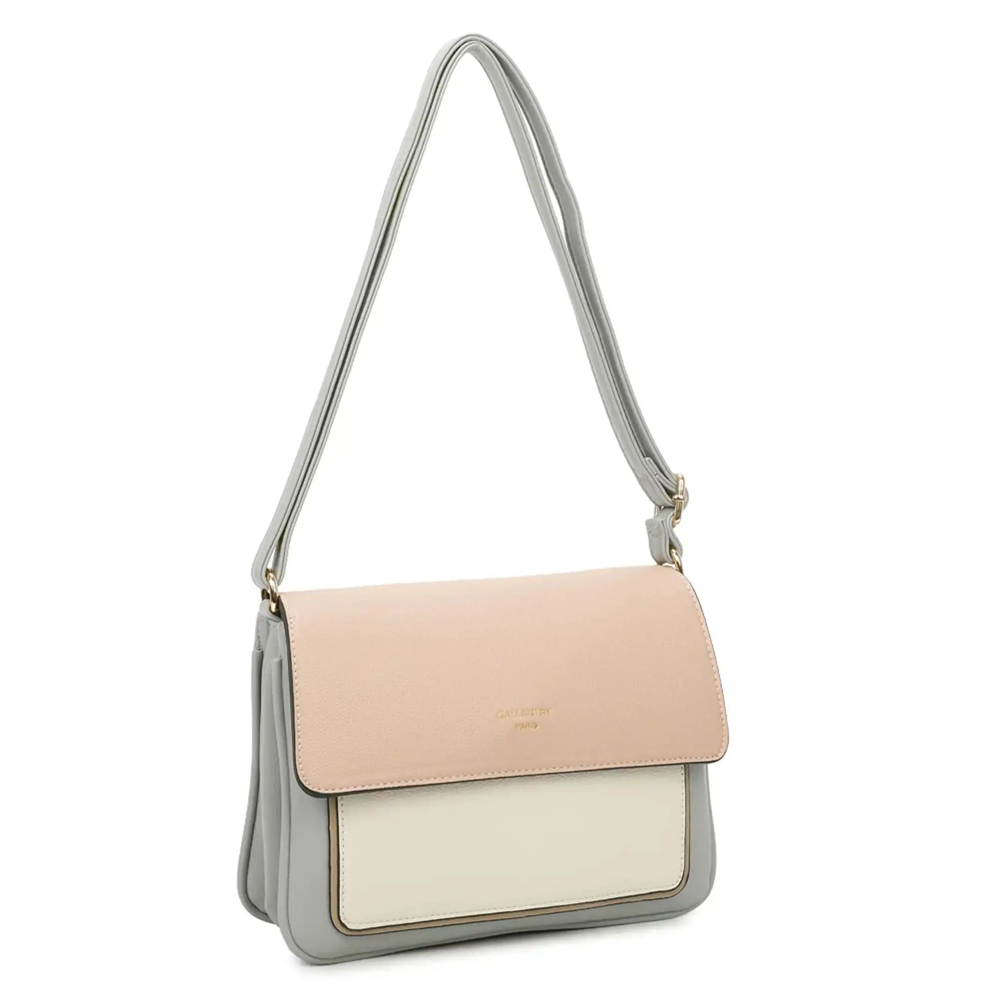 Gallantry Sac d'orgue bandoulière femme gris