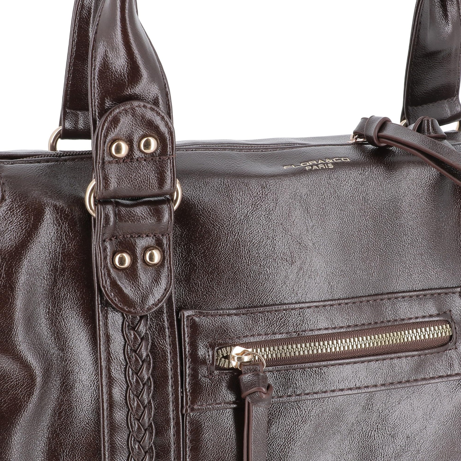 Grand Sac Bowling Femme Cours Smilicuir Chocolat