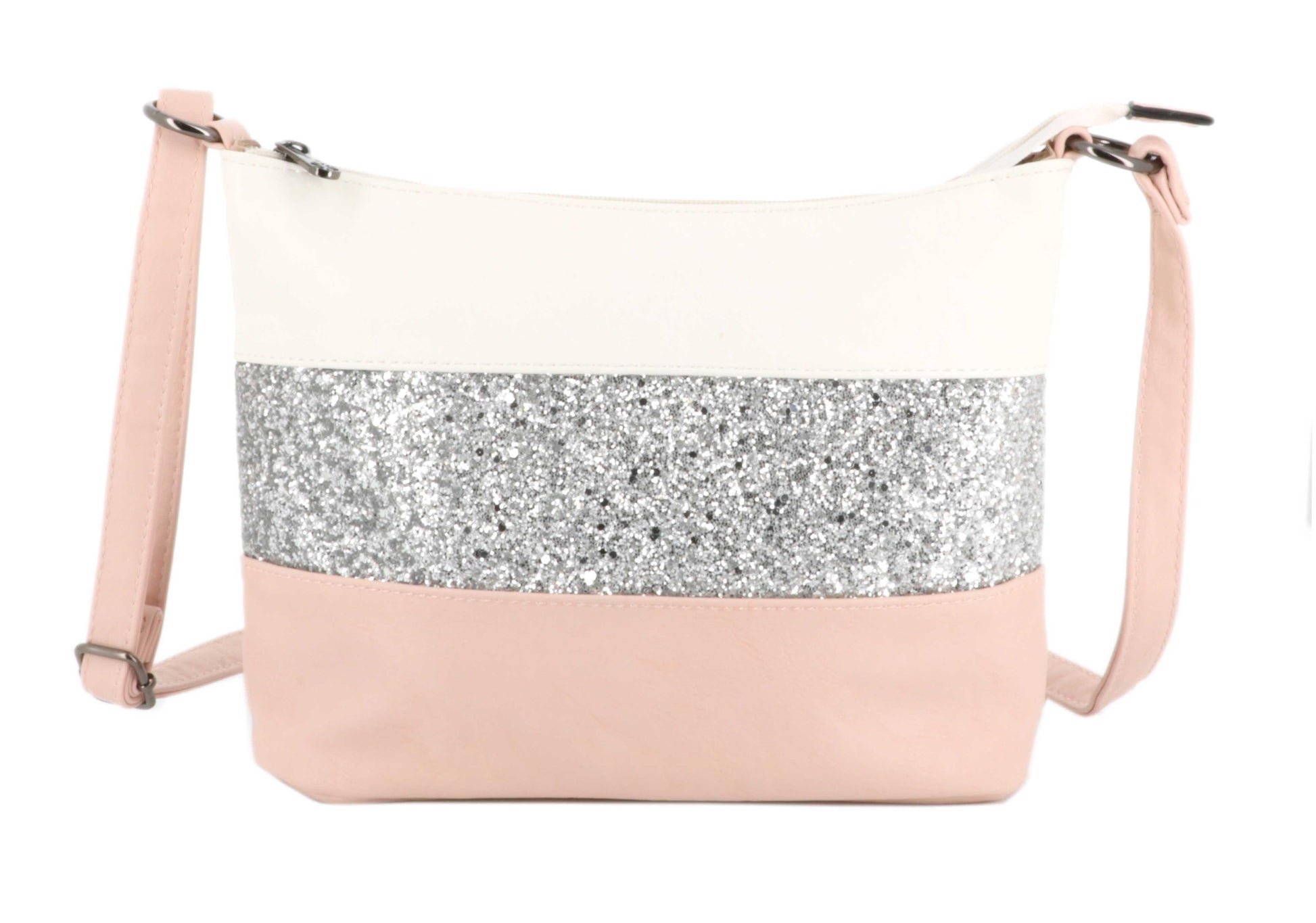 Gallantry - Sac bandoulière paillettes femme multicolore rose