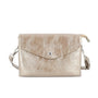 Flora & co Sac bandoulière femme irisé rabat or