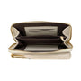 Vue 4 du Pochette téléphone femme croco tout-en-un beige synthétique par Gallantry.