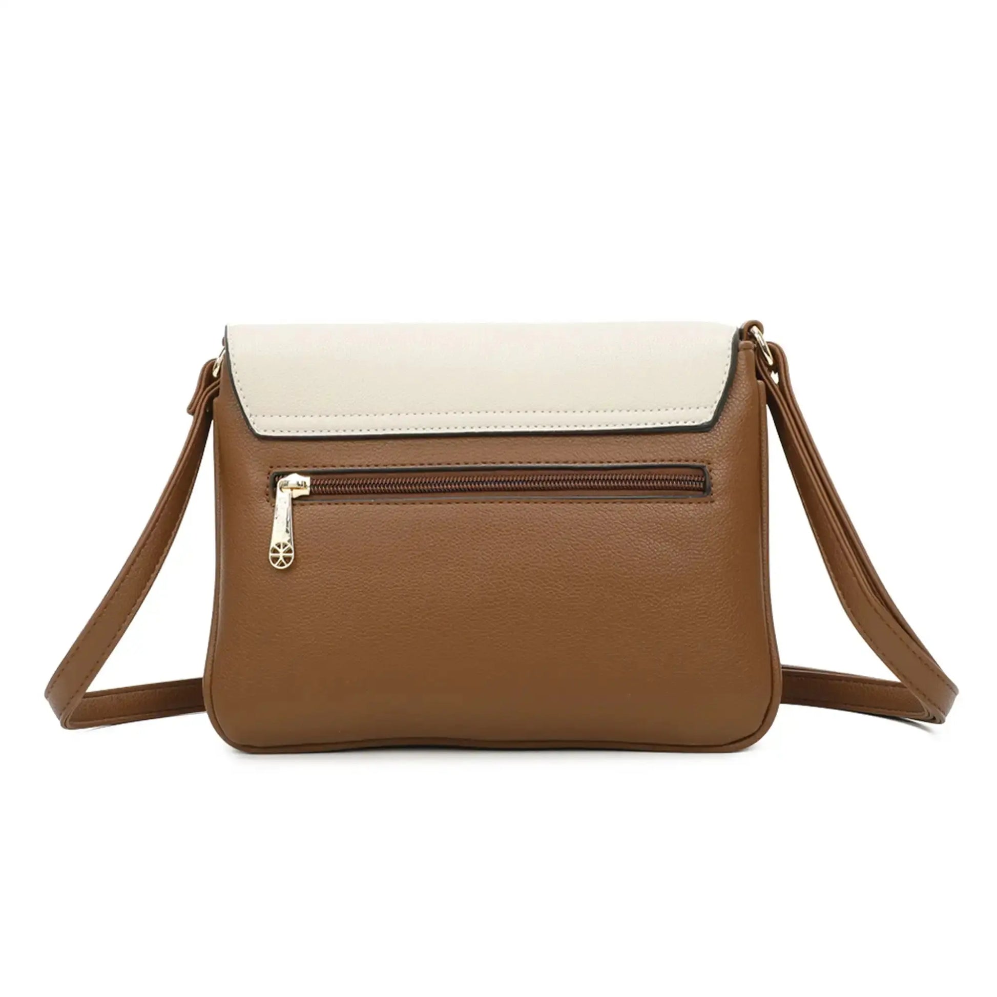 Gallantry Sac d'orgue bandoulière femme marron