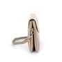 Flora & co Sac bandoulière femme irisé rabat or