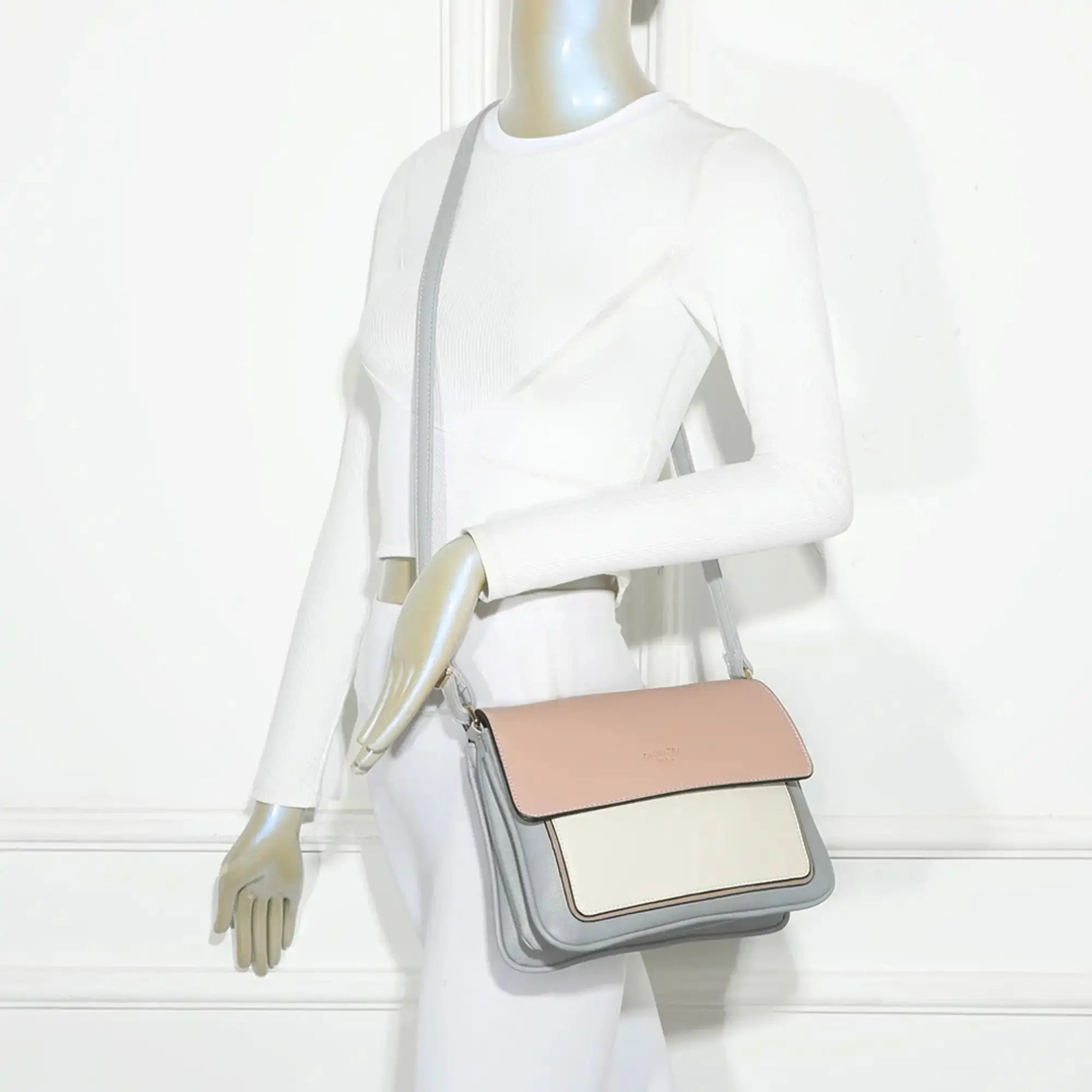 Gallantry Sac d'orgue bandoulière femme gris