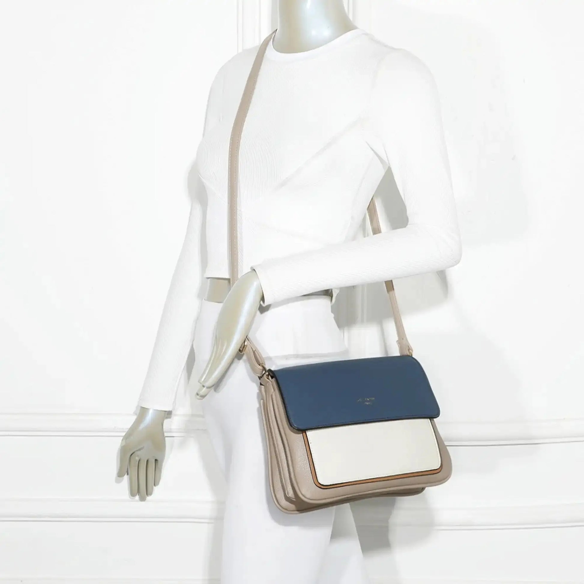 Gallantry Sac d'orgue bandoulière femme bleu