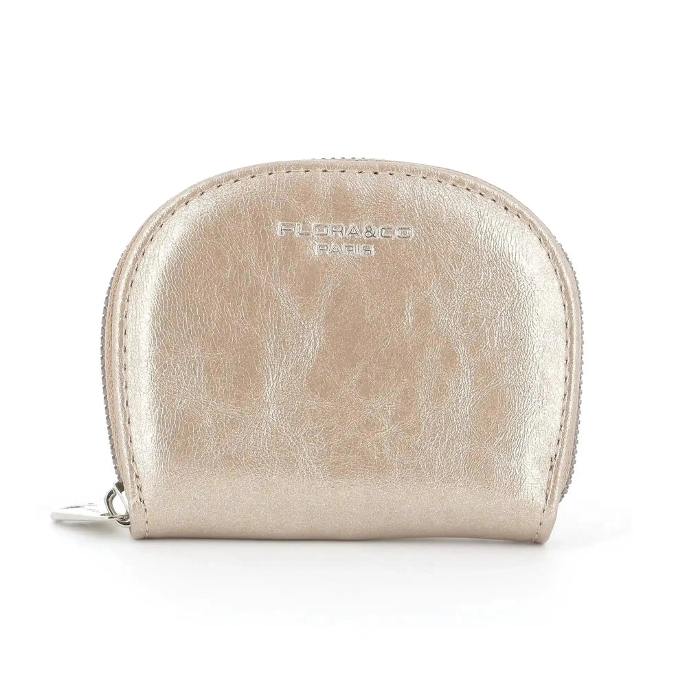 Flora & co Porte-cartes femme 11 emplacements or