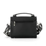 Flora & co Sac cartable bandoulière femme broderie noir