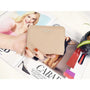 Flora & co Portefeuille porte-carte femme saffiano beige