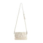 Vue 3 du Mini sac bandoulière femme cuir or par Made in Italy.