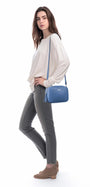 Flora & co - Sac caméra bandoulière femme léger bleu jean