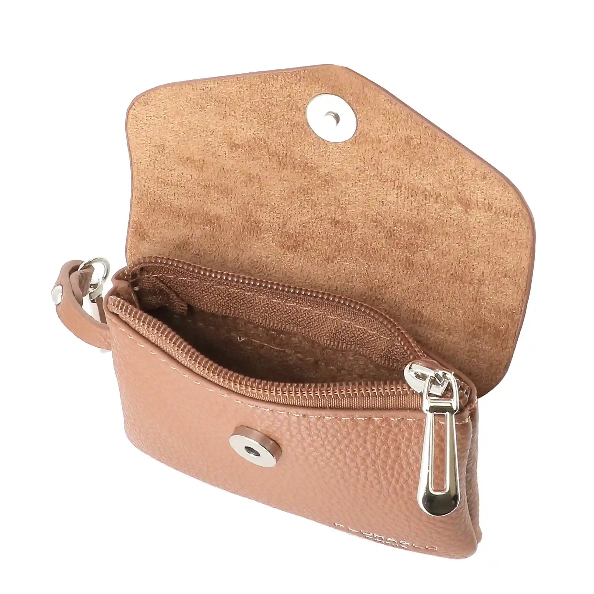 Camel crochet women's card wallet