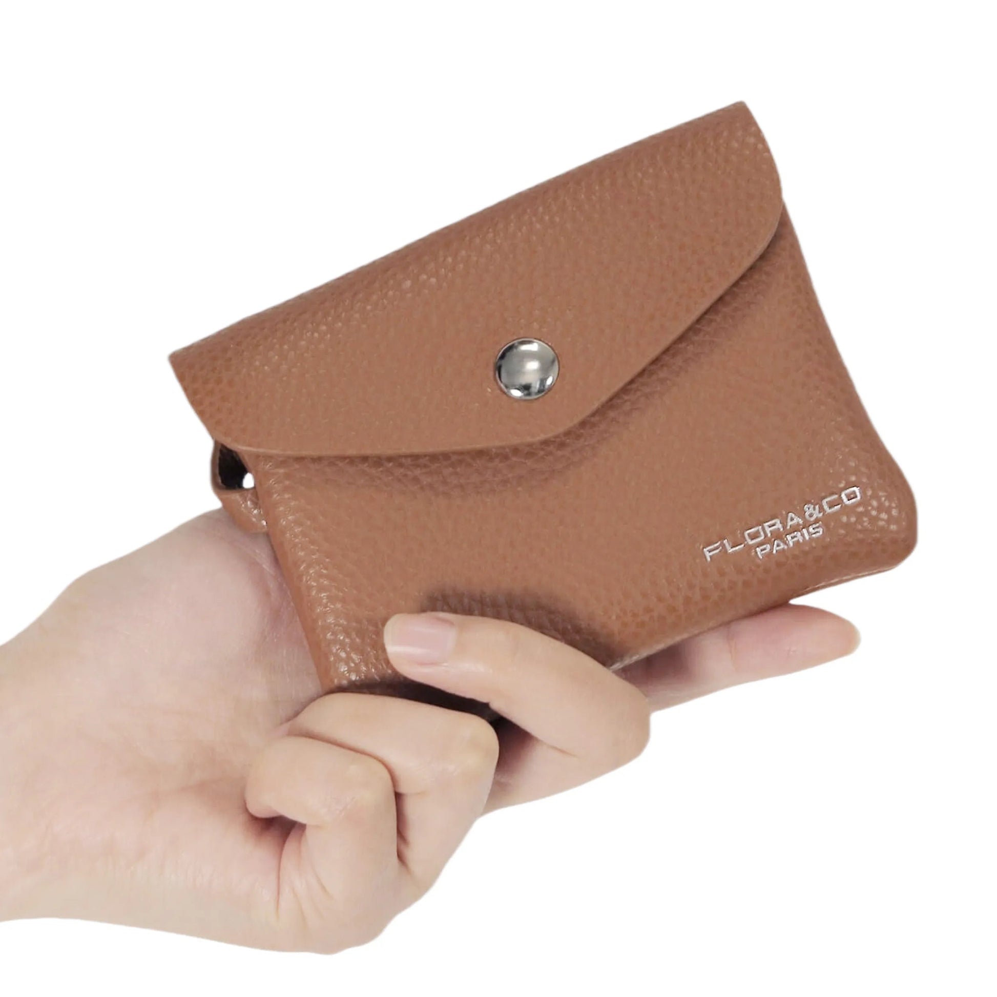 Camel crochet women's card wallet