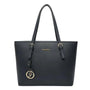 Vue princ. du Grand sac cabas femme pour les cours noir en cuir synthétique par Gallantry.