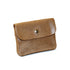 Porte-monnaie femme cuir daim irisé 044 marron - Crocochic