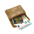 Porte-monnaie femme cuir daim irisé 044 marron - Crocochic