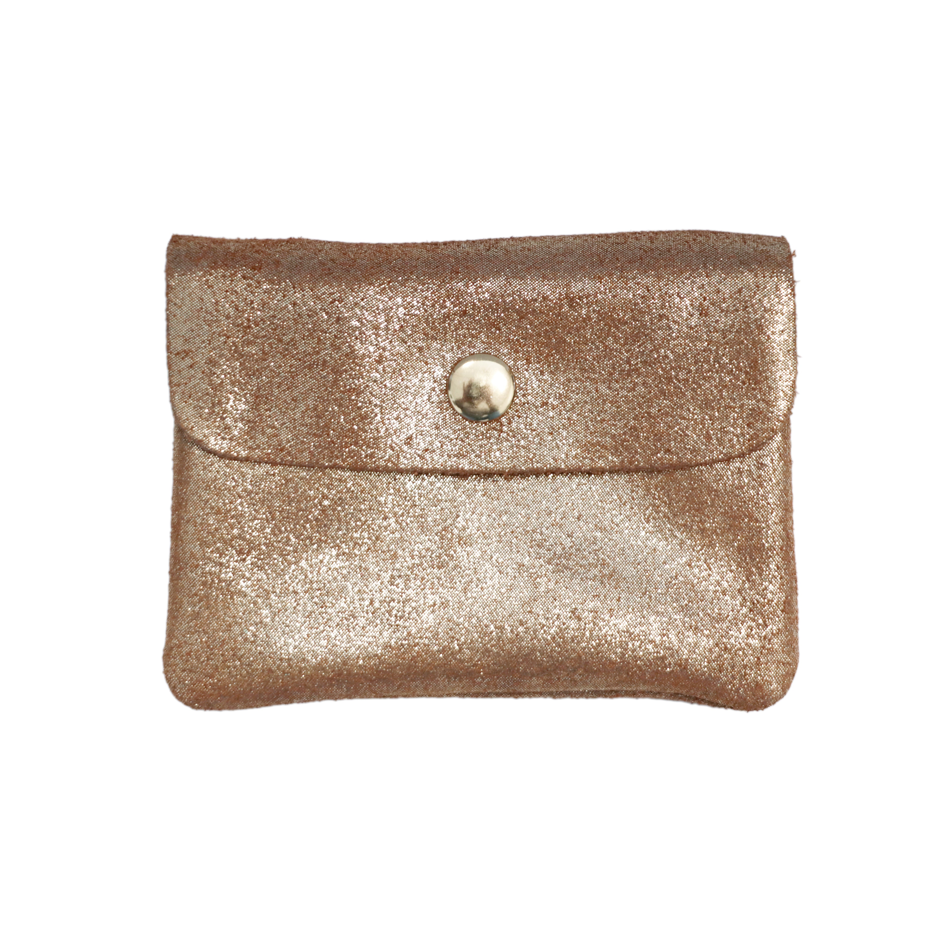 Porte-monnaie femme cuir daim irisé 044 marron - Crocochic