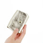Porte-monnaie cuir souple irisé 04 doré -Made in Italy