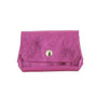 Vue princ. du Porte-monnaie cuir souple irisé 04 Fuchsia par Made in Italy.