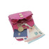Vue 6 du Porte-monnaie cuir souple irisé 04 Fuchsia par Made in Italy.