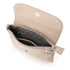 Vue 3 du Mini Sac Bandoulière Souple Beige en cuir synthétique par Flora & co.
