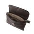 Vue 2 du Mini Sac Bandoulière Souple Chocolat en cuir synthétique par Flora & co.