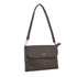 Vue 4 du Mini Sac Bandoulière Souple Chocolat en cuir synthétique par Flora & co.