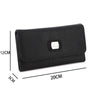 Gallantry Portefeuille long femme multifonction noir