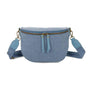 Gallantry - Sac banane femme canvas toile bleu