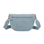 Gallantry - Sac banane femme canvas toile bleu clair