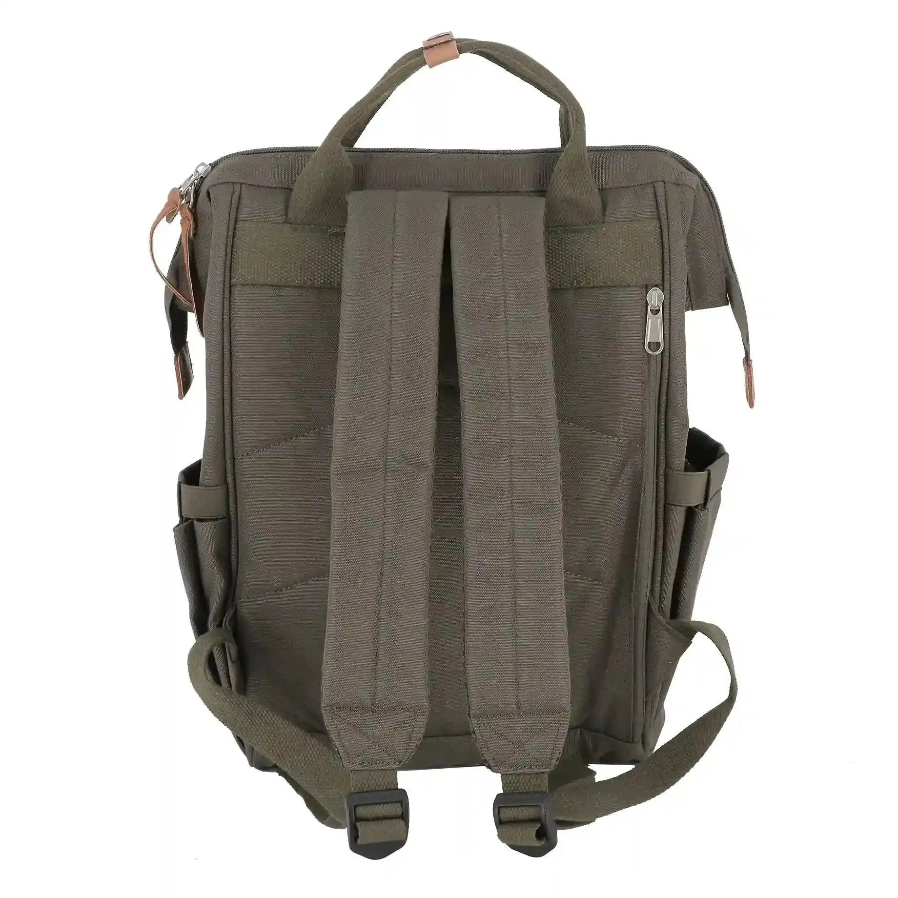 Sac à dos polyvalent PC 15.6 pouces Kaki Flora & co