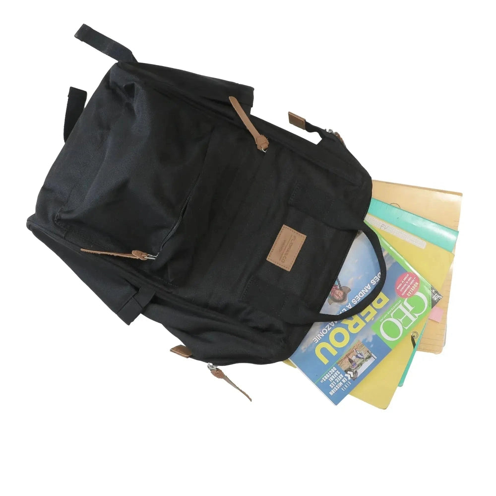 Sac à dos polyvalent PC 15.6 pouces Noir Crocochic