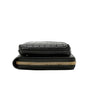 Vue 5 du Pochette téléphone femme croco tout-en-un noir synthétique par Gallantry.