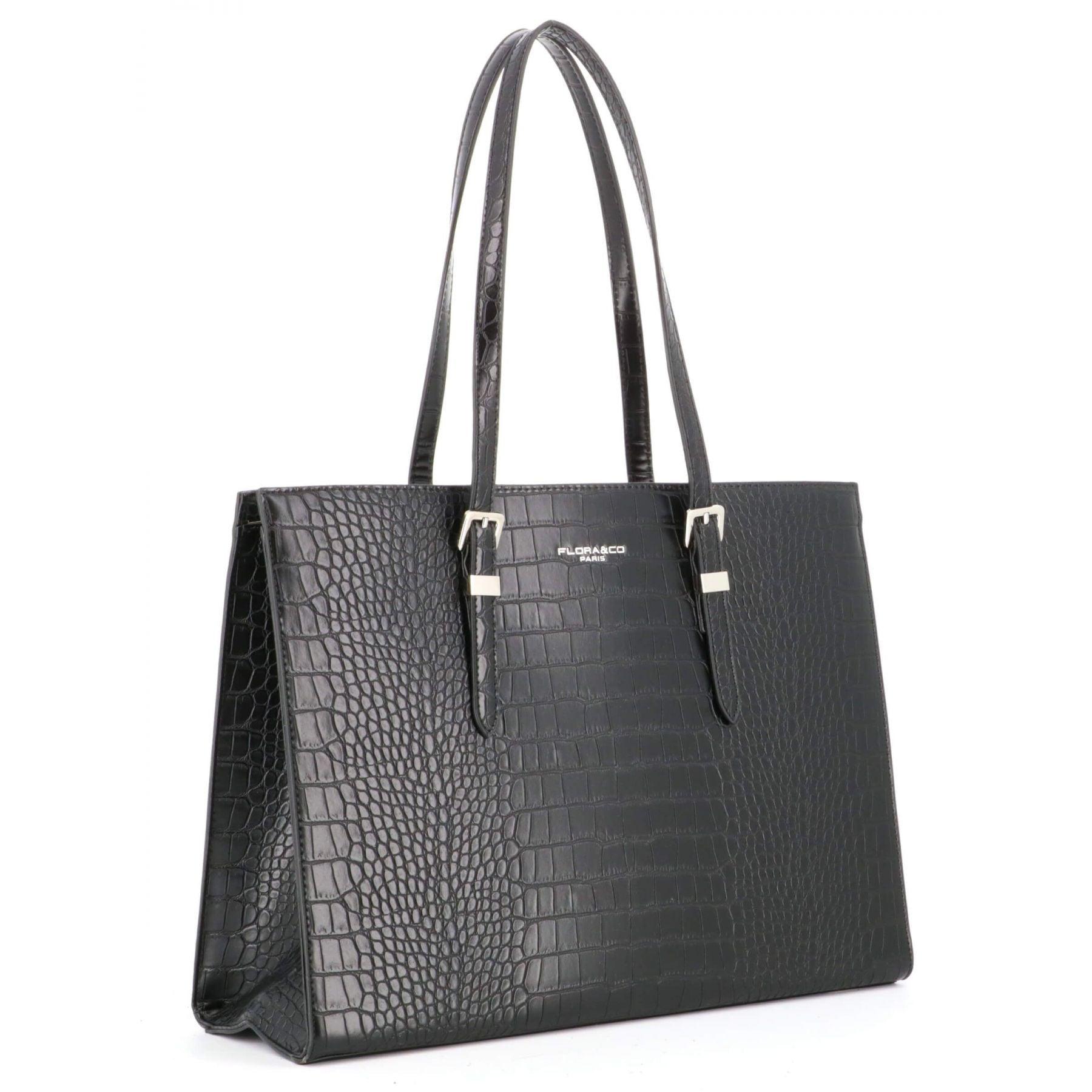 Flora & co Sac cabas croco format A4 - Crocochic