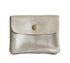 Porte-monnaie femme cuir daim irisé 044 taupe - Crocochic