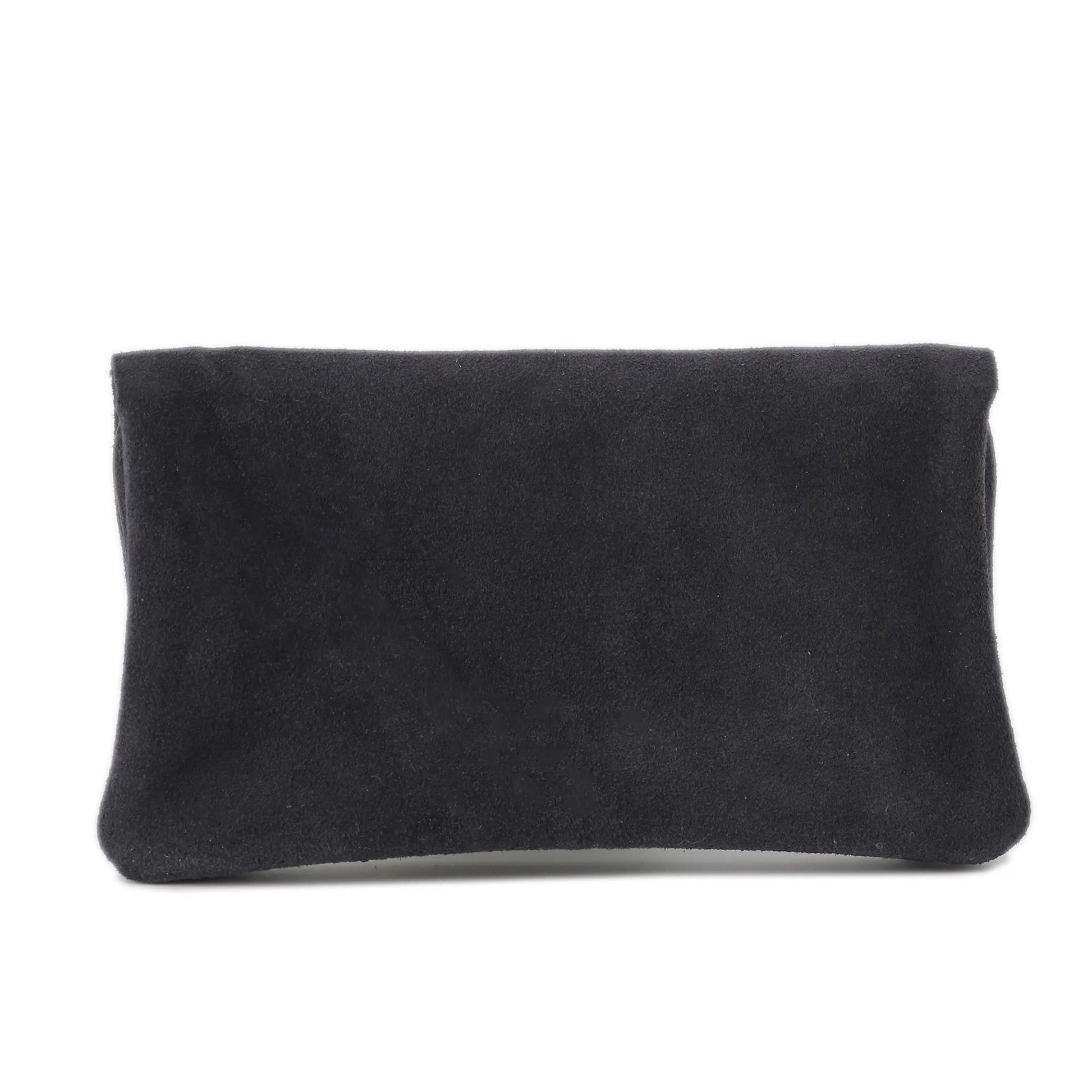 Vue 6 du Grand portefeuille cuir suède compatible passeport Bleu Marine en Cuir couleur BLEU MARINE - Detail.