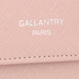 Gallantry pochette bandoulière chaîne saffiano rabat magnétique Beige