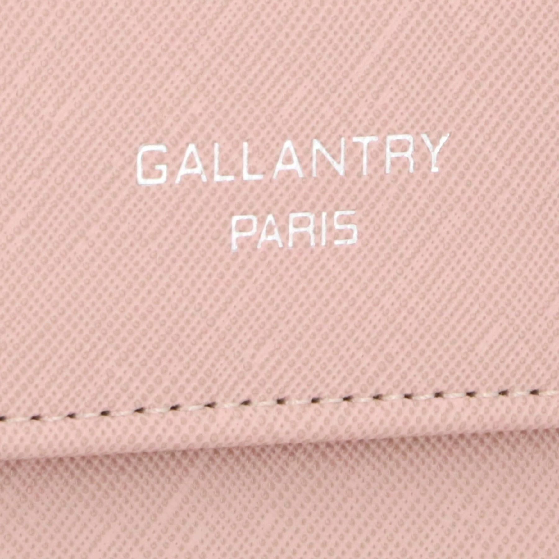 Gallantry pochette bandoulière chaîne saffiano rabat magnétique Beige