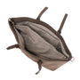 Vue 4 du Grand sac cabas daim femme format A4 Chocolat en Synthetique couleur CHOCOLAT - Detail.