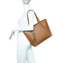 Vue 3 du Grand sac cabas femme pour les cours camel en Synthétique couleur CAMEL - Détail.