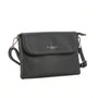 Vue 2 du Mini sac bandoulière femme souple Noir en Synthétique couleur NOIR - Detail.