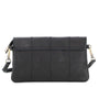 Made in Italy mini sac pochette bandoulière femme cuir véritable Noir