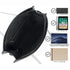 Sac cabas femme chaîne croco a4 noir Crocochic
