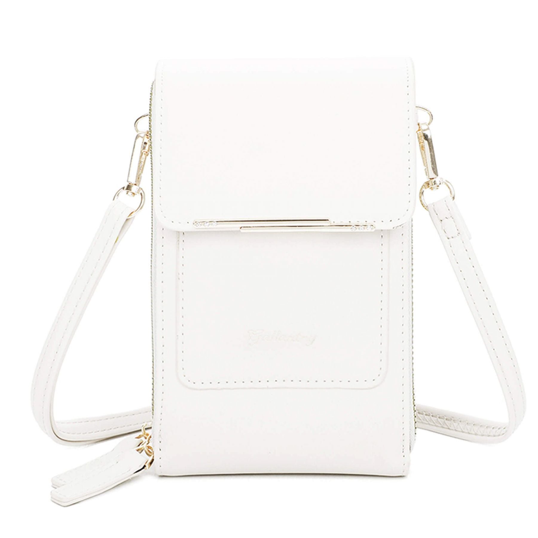 Gallantry Pochette bandoulière smartphone multifonction Blanc