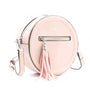 Gallantry - Sac bandoulière femme franges rond rose